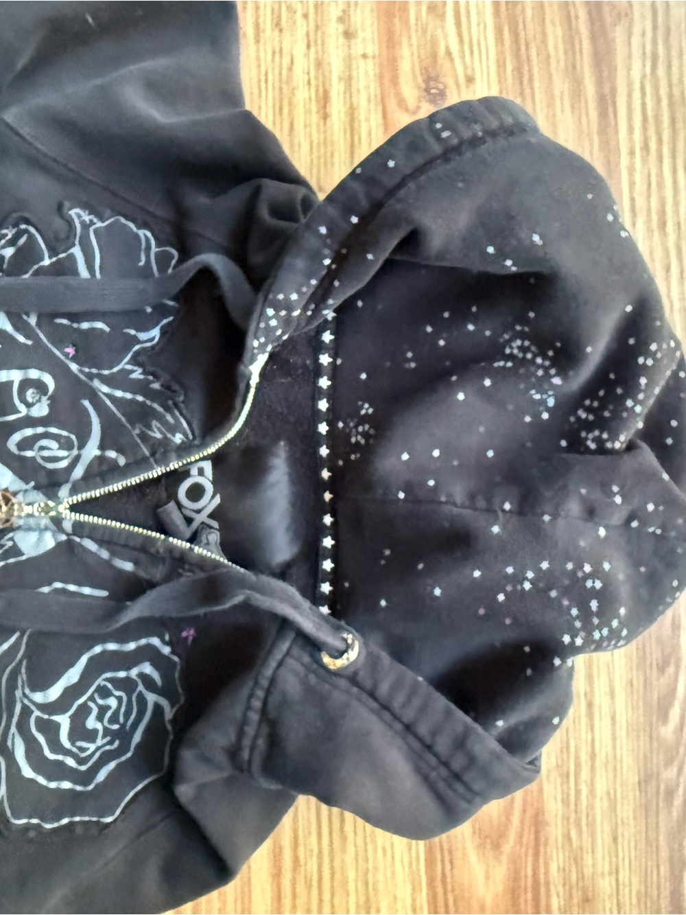 Vintage Women’s Fox Racing Zip-Up Hoodie - Picture 5 of 8